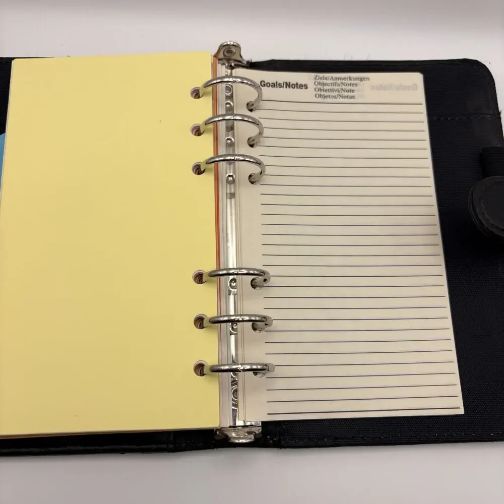 Day-Timer® Planner 1994 Vintage 6 ring lots of inserts 7.5x5.25 Unused